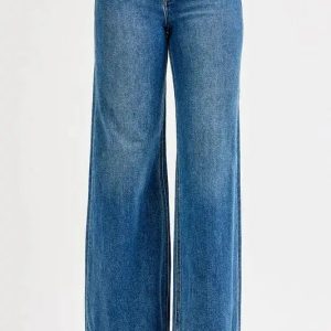 RISEN High-Waisted Wide Leg Jeans - Image 3