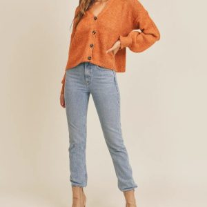 MABLE Long Sleeve Button Down Sweater Cardigan - Image 5