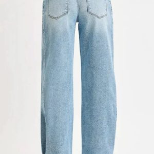 RISEN Mid Rise Wide Barrel Transferable Leg Snap Jeans - Image 7