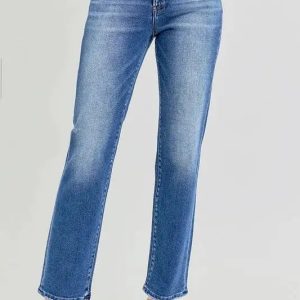 RISEN Mid Rise Ankle Tapered Jeans - Image 3