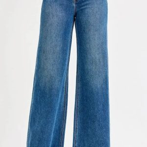 RISEN High-Waisted Wide Leg Jeans - Image 1