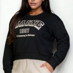 Plus Size Graphic Drop Shoulder Sweatshirt - Image 3