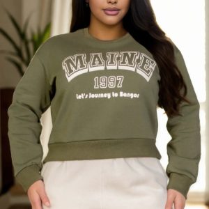 Plus Size Graphic Drop Shoulder Sweatshirt - Image 7