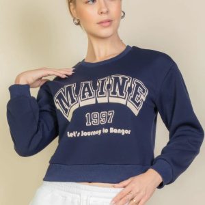 Graphic Drop Shoulder Sweatshirt - Image 1
