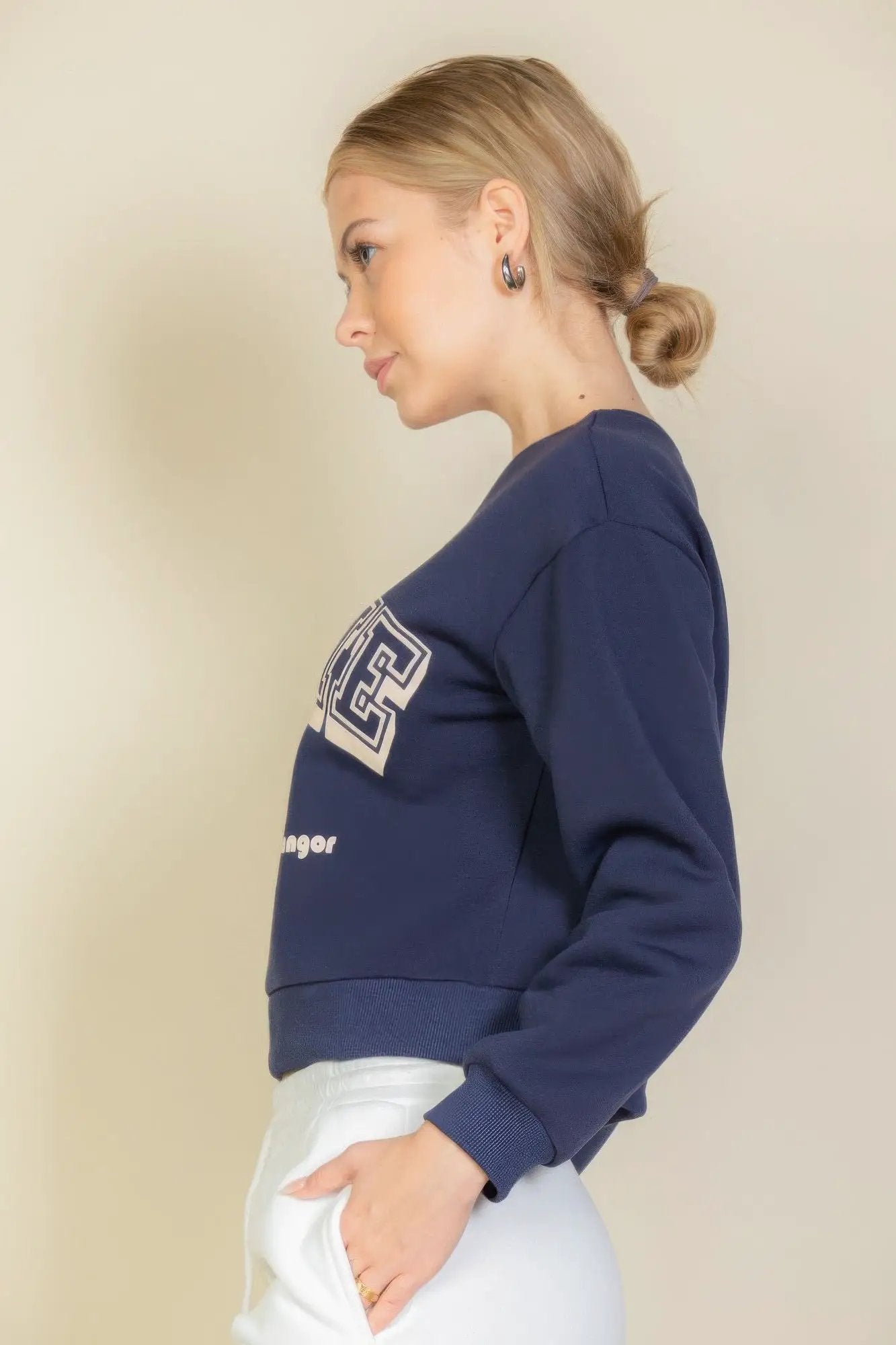 Graphic Drop Shoulder Sweatshirt - Image 5