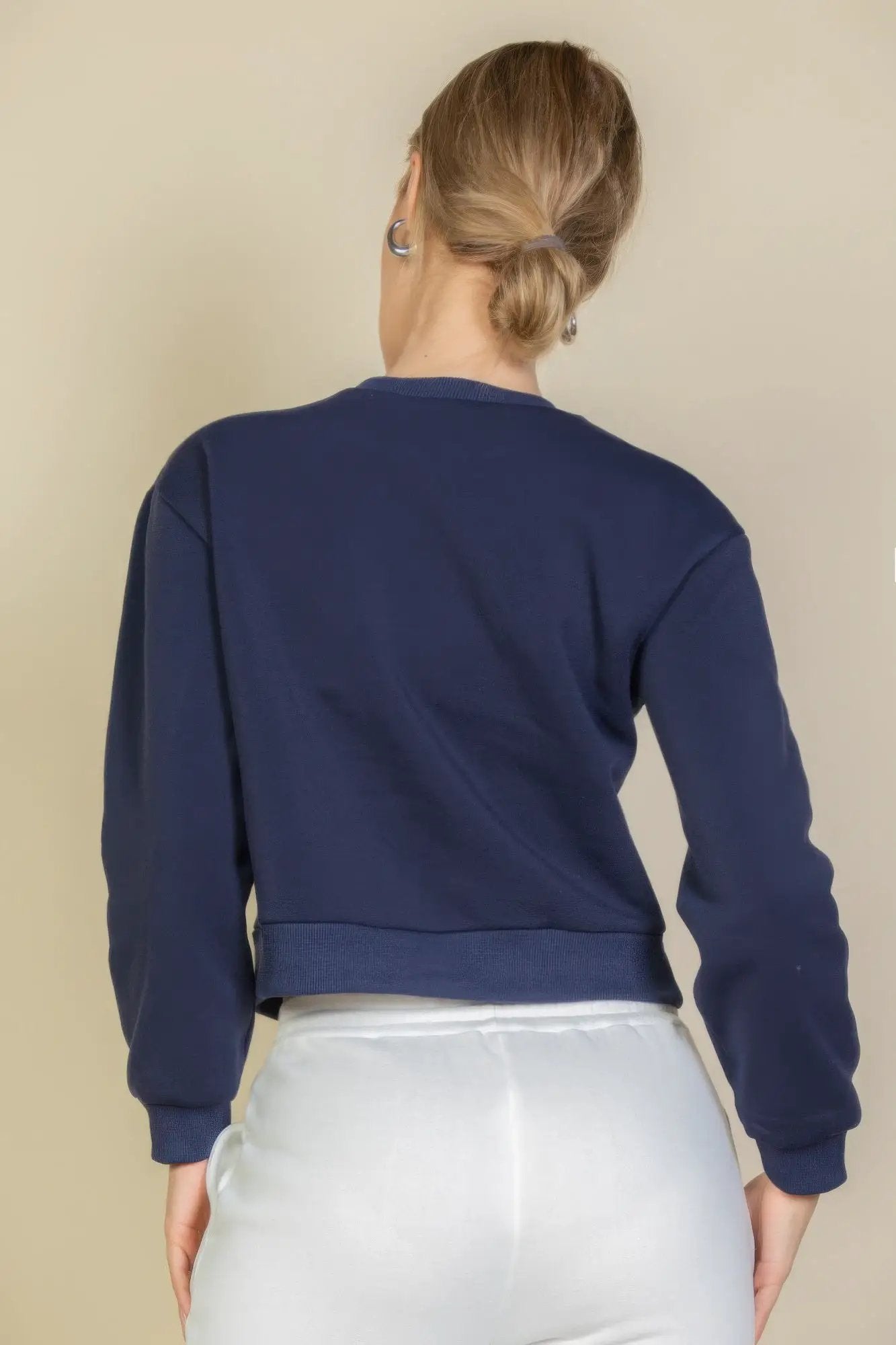 Graphic Drop Shoulder Sweatshirt - Image 6