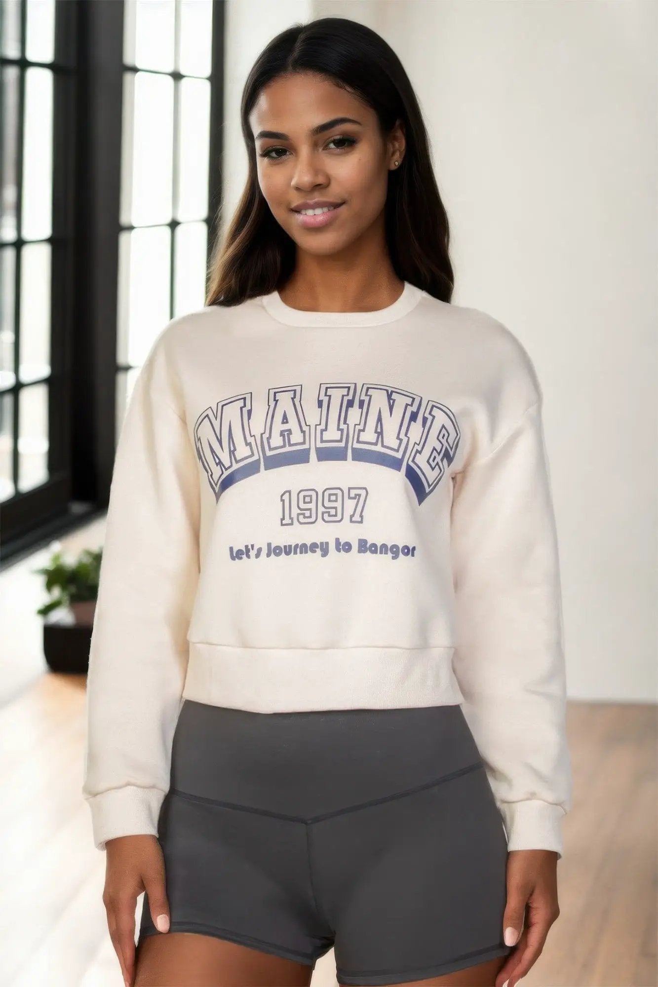 Graphic Drop Shoulder Sweatshirt - Image 7