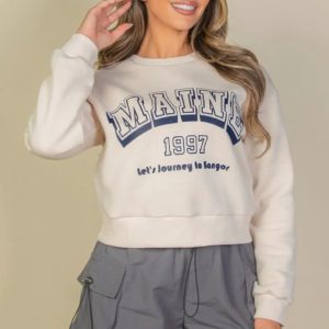 Graphic Drop Shoulder Sweatshirt - Image 8