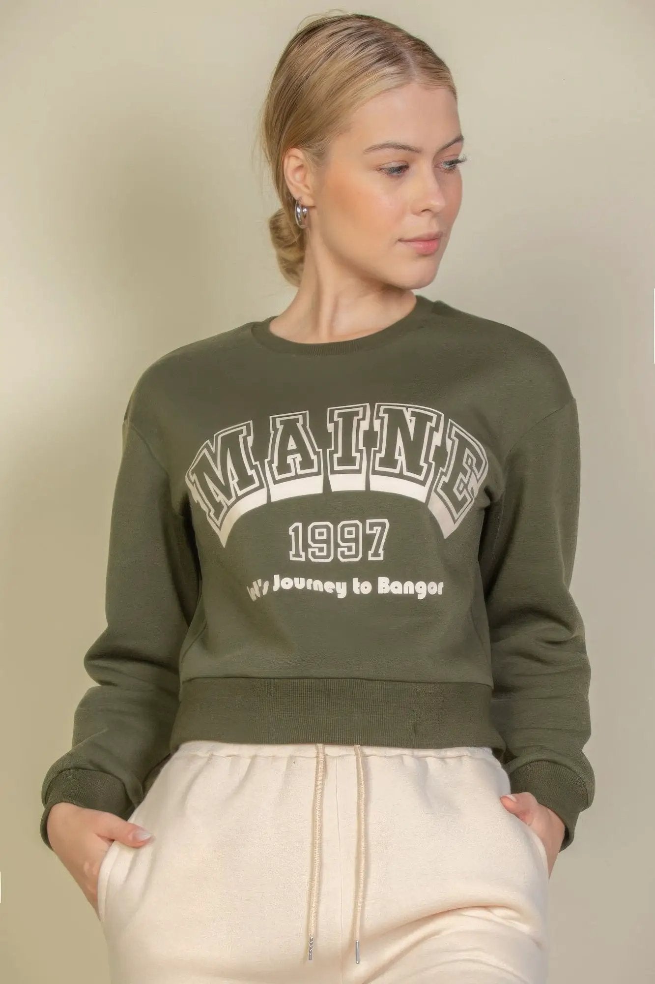Graphic Drop Shoulder Sweatshirt - Image 11
