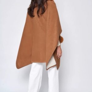 Faux Fur Collar Kimono - Image 3
