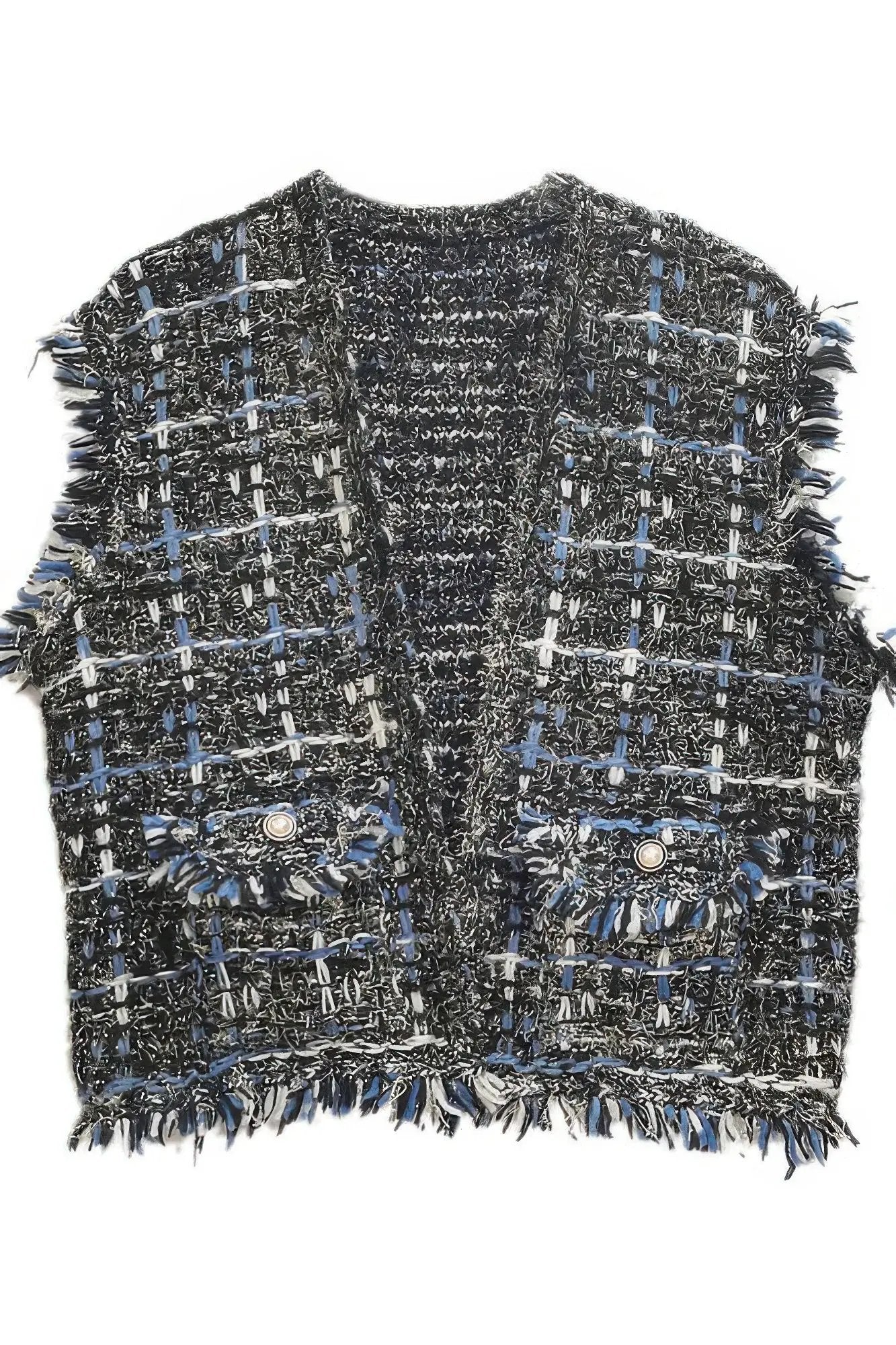Plaid Tweed Vest - Image 4