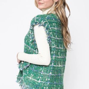 Plaid Tweed Vest - Image 6