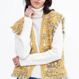 Plaid Tweed Vest - Image 8