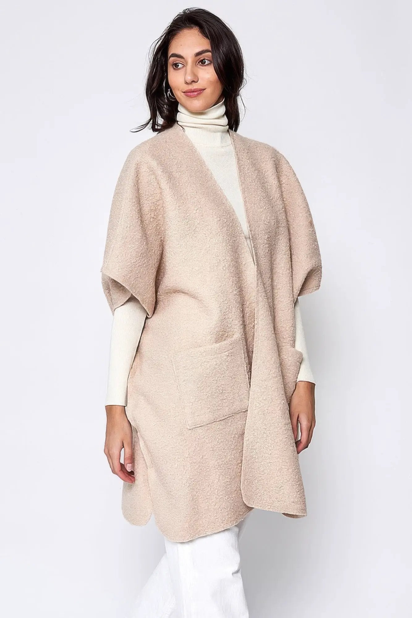 Open Front Pocket Kimono - Image 2