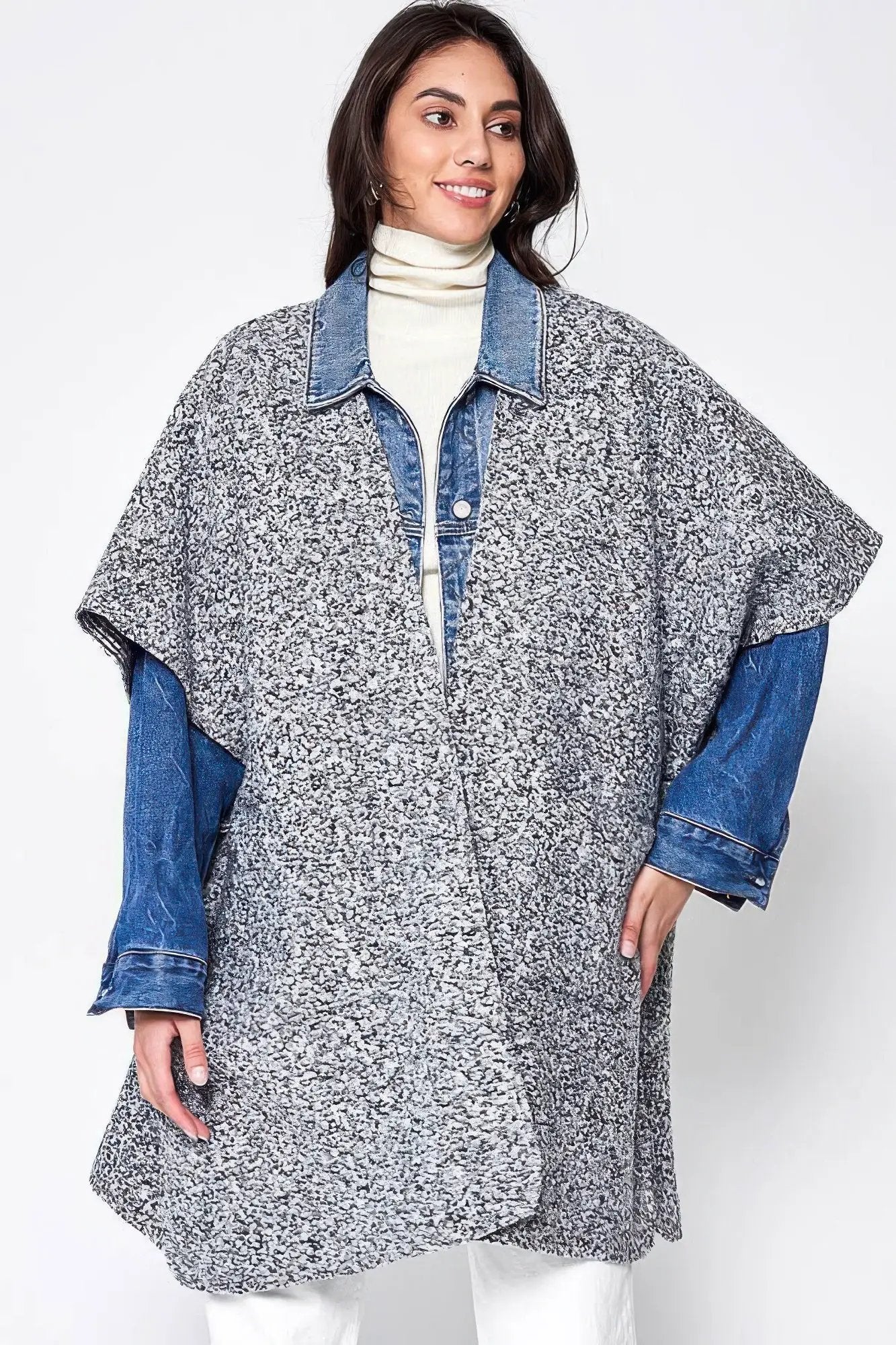 Open Front Pocket Kimono - Image 5
