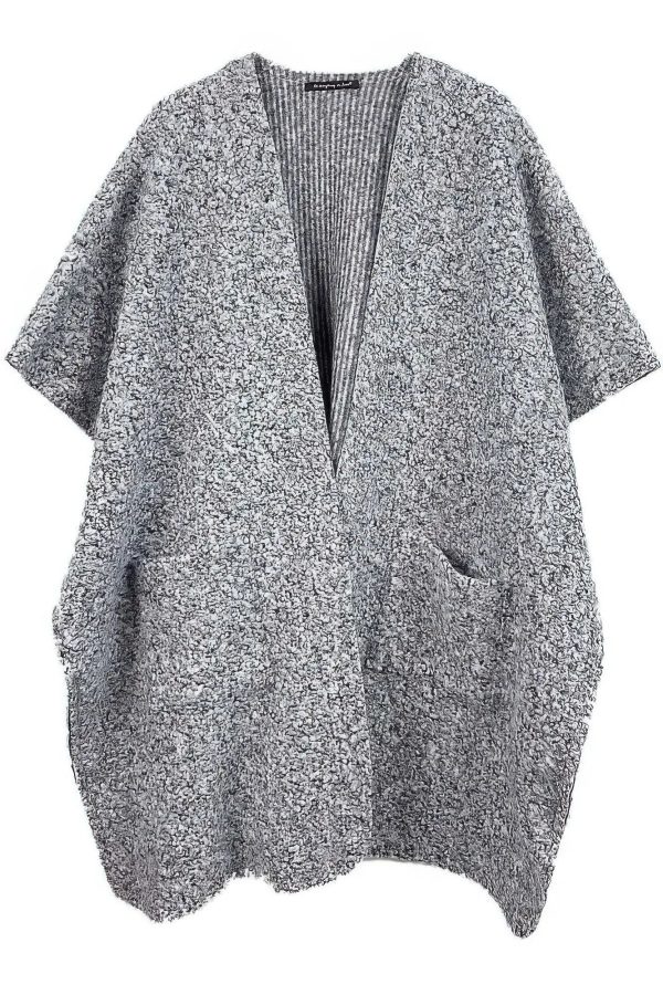 Open Front Pocket Kimono