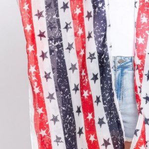 Stripe And Star American Flag Kimono - Image 4