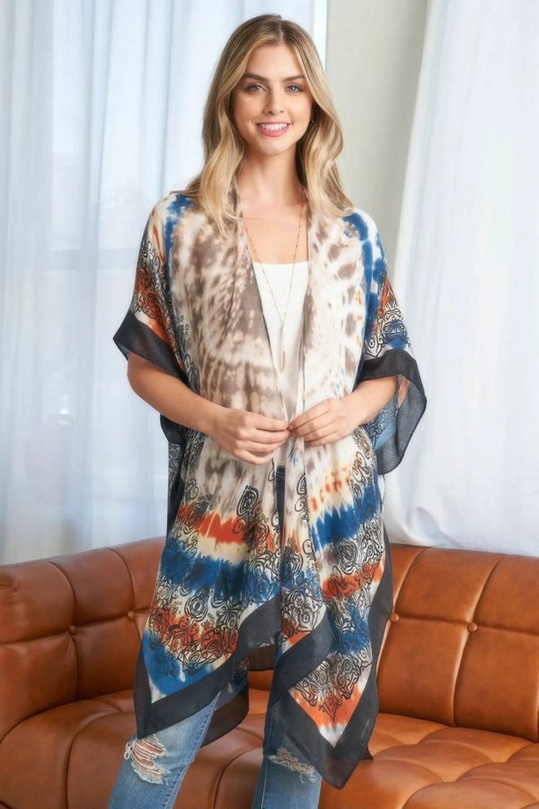 Tie Dye Boho Kimono