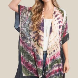 Tie Dye Boho Kimono - Image 9