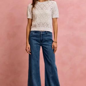 SO ME Seam Detail Mid Rise Stretch Denim Jeans - Image 9