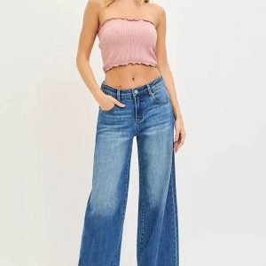 RISEN Slouchy Baggy Jeans with Pockets - Image 6