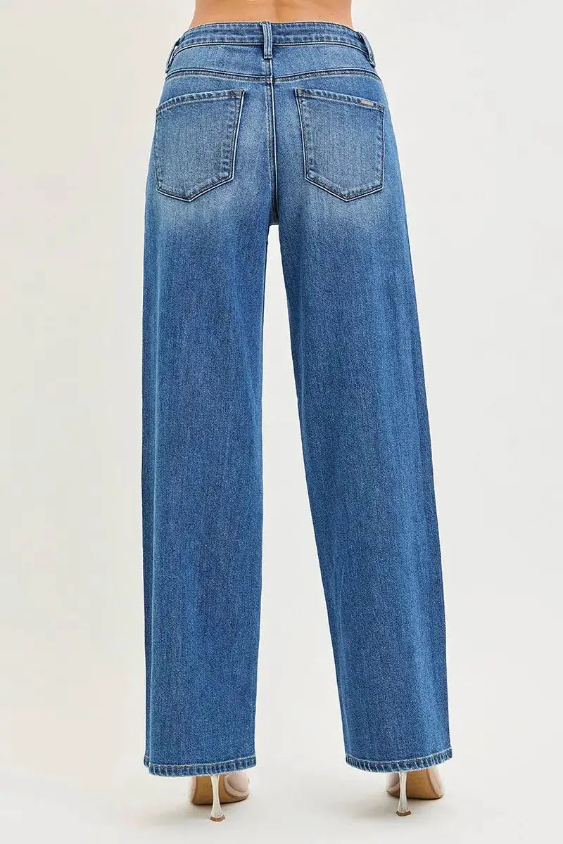 RISEN Slouchy Baggy Jeans with Pockets - Image 5