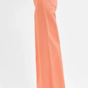 RISEN Full Size Tummy Control High Rise Wide Leg Palazzo Jeans Plus Size - Image 4