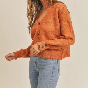 MABLE Long Sleeve Button Down Sweater Cardigan - Image 4