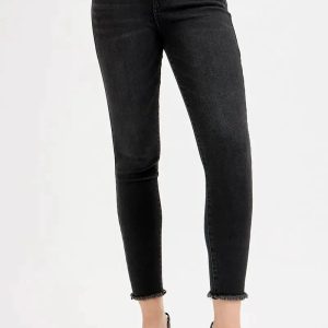 RISEN Full Size Tummy Control High Rise Adjustable Waist Skinny Jeans Plus Size - Image 2