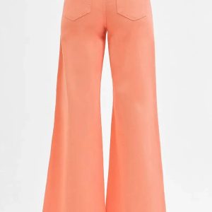 RISEN Full Size Tummy Control High Rise Wide Leg Palazzo Jeans Plus Size - Image 5