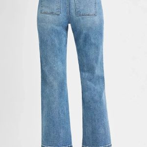 RISEN Full Size High Waisted Bootcut Cropped Jeans Plus Size - Image 5