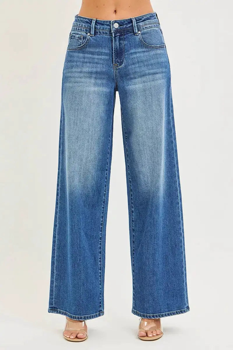 RISEN Slouchy Baggy Jeans with Pockets - Image 3