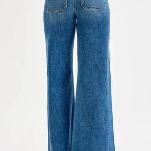 RISEN High-Waisted Wide Leg Jeans - Image 5