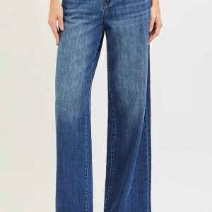RISEN Slouchy Baggy Jeans with Pockets - Image 3