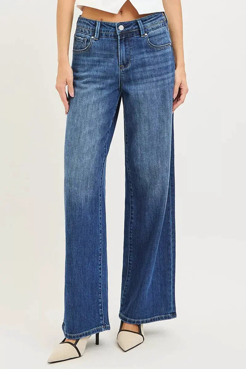RISEN Slouchy Baggy Jeans with Pockets - Image 3