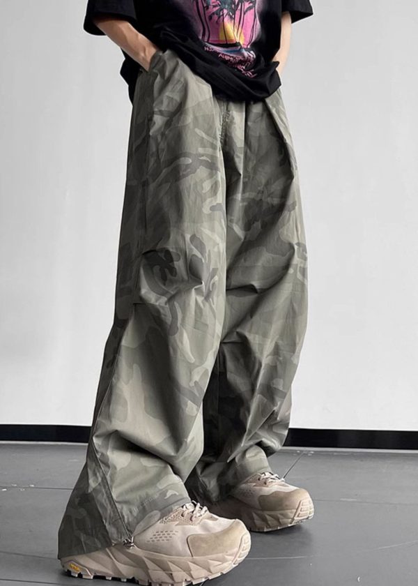 Pants Camouflage Men Cotton Waist Elastic Casual Pockets Summer - Image 3