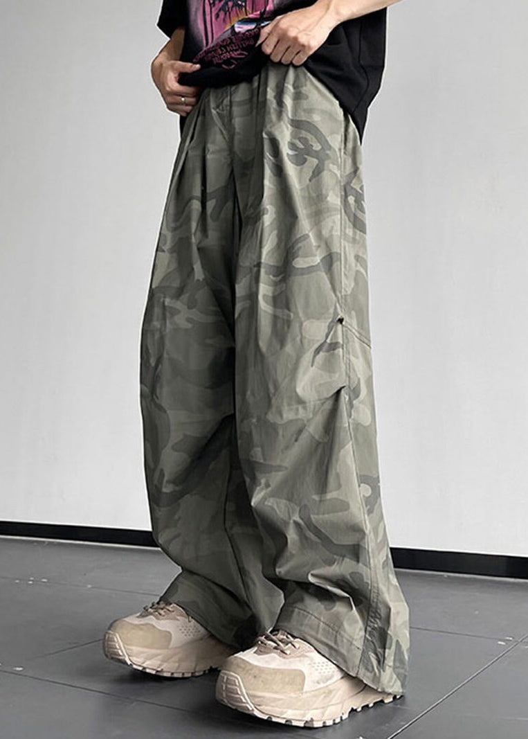 Pants Camouflage Men Cotton Waist Elastic Casual Pockets Summer - Image 4