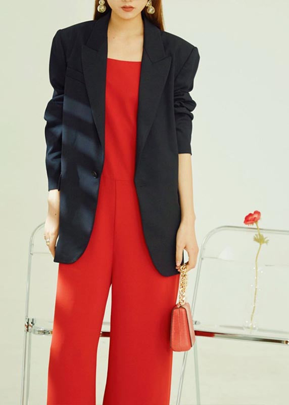 Red Pants Strap Straight Modern Spaghetti Chiffon Draping - Image 3