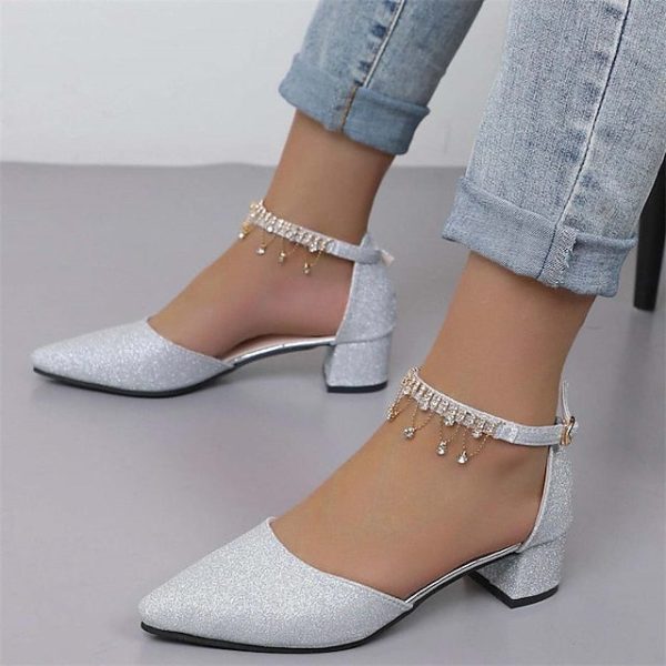 Women's Shoes Wedding Pumps Bridesmaid Bridal Elegant - Image 6