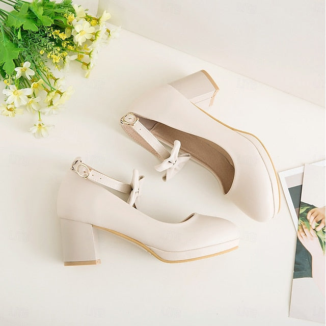 White for Bow Jane Shoes Girls