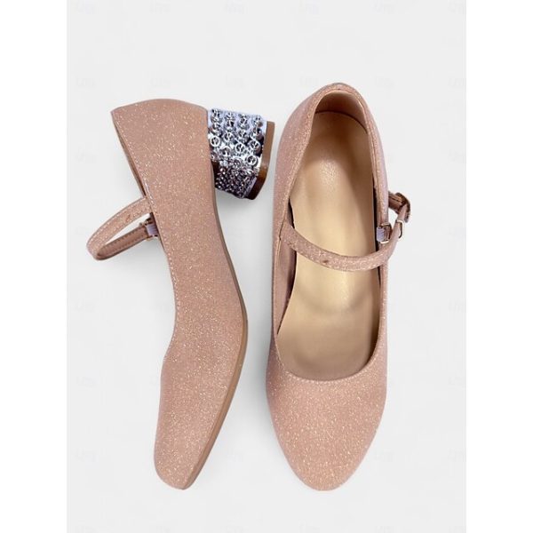Dance Mary Women's Shoes Glitter Jane and Girls' with - Image 4