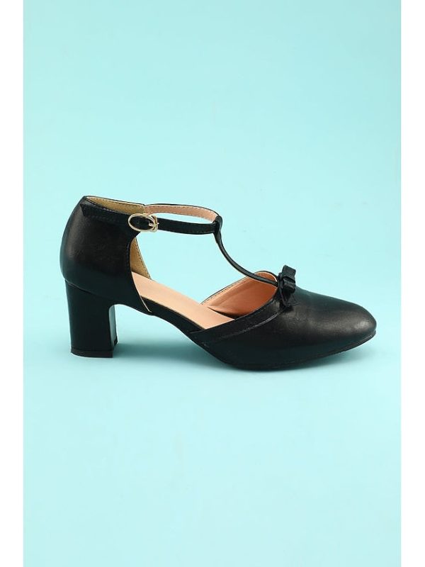Roaring Vintage Heels Shoes T-strap 20s Retro heels Chunky 1950s - Image 2