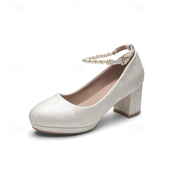 White for Bow Jane Shoes Girls' - Perfect Weddings Mary - Image 9