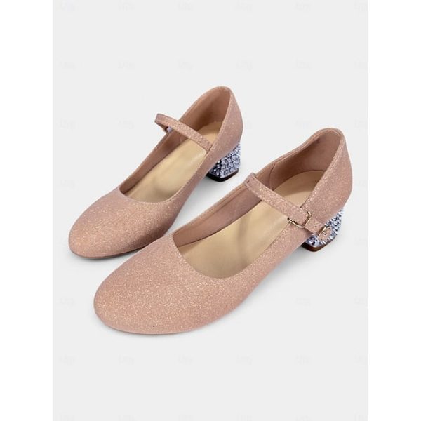 Dance Mary Women's Shoes Glitter Jane and Girls' with - Image 3
