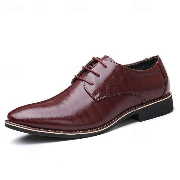 Men's Business Derby Oxfords Shoes Classic - Image 2
