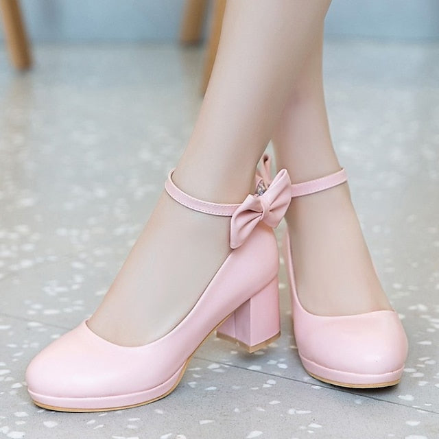 White for Bow Jane Shoes Girls