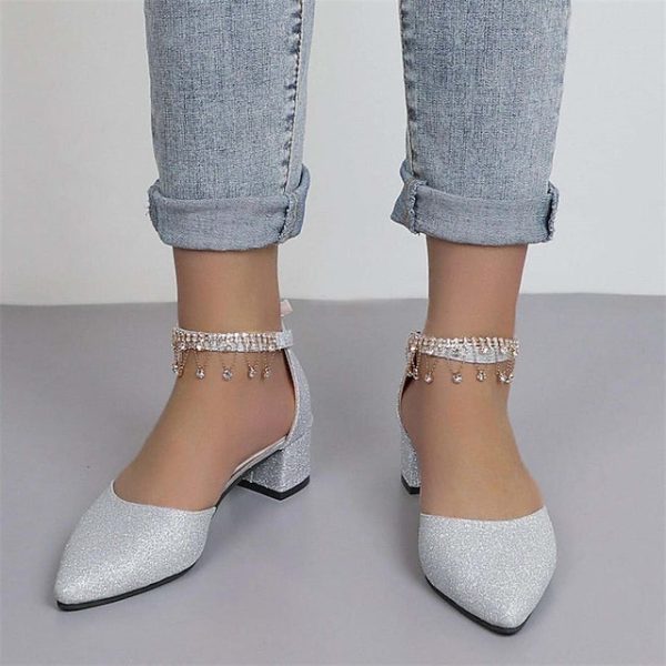 Women's Shoes Wedding Pumps Bridesmaid Bridal Elegant - Image 9