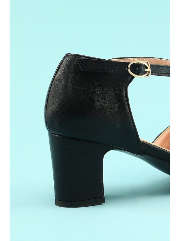 Roaring Vintage Heels Shoes T-strap 20s Retro heels Chunky 1950s - Image 14