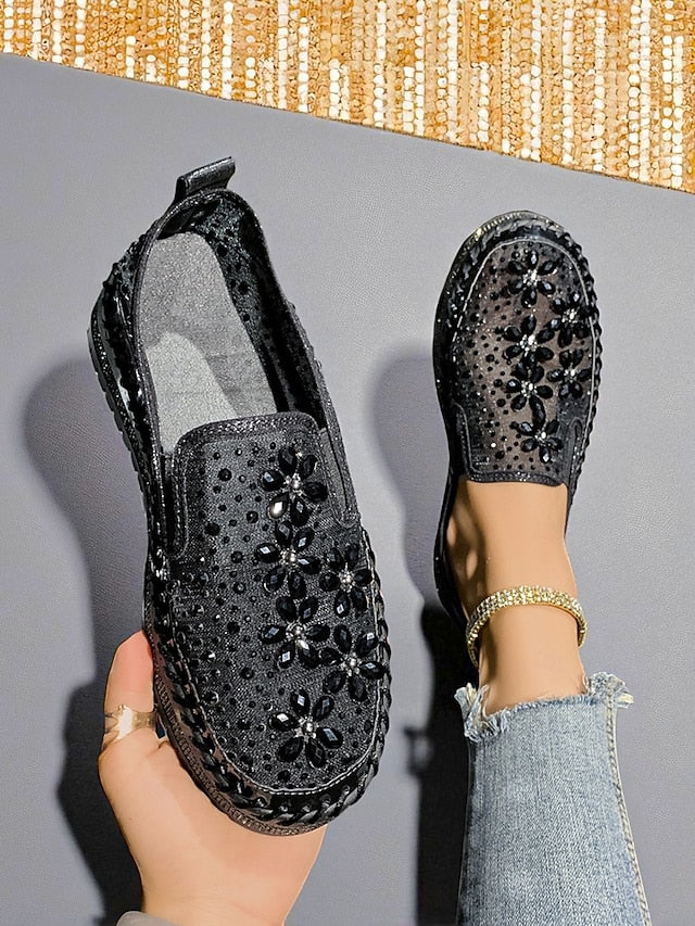Embellished Sneakers Slip-On with Women