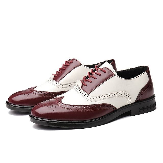 Burgundy Oxford Men